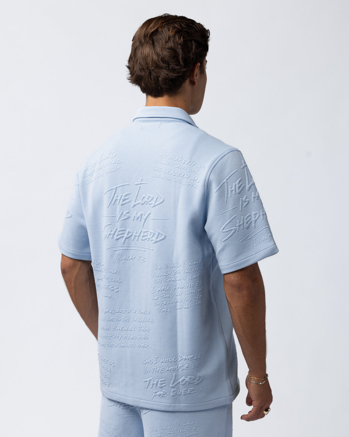 Psalm 23 Lux Lounge Set - Chambray Blue