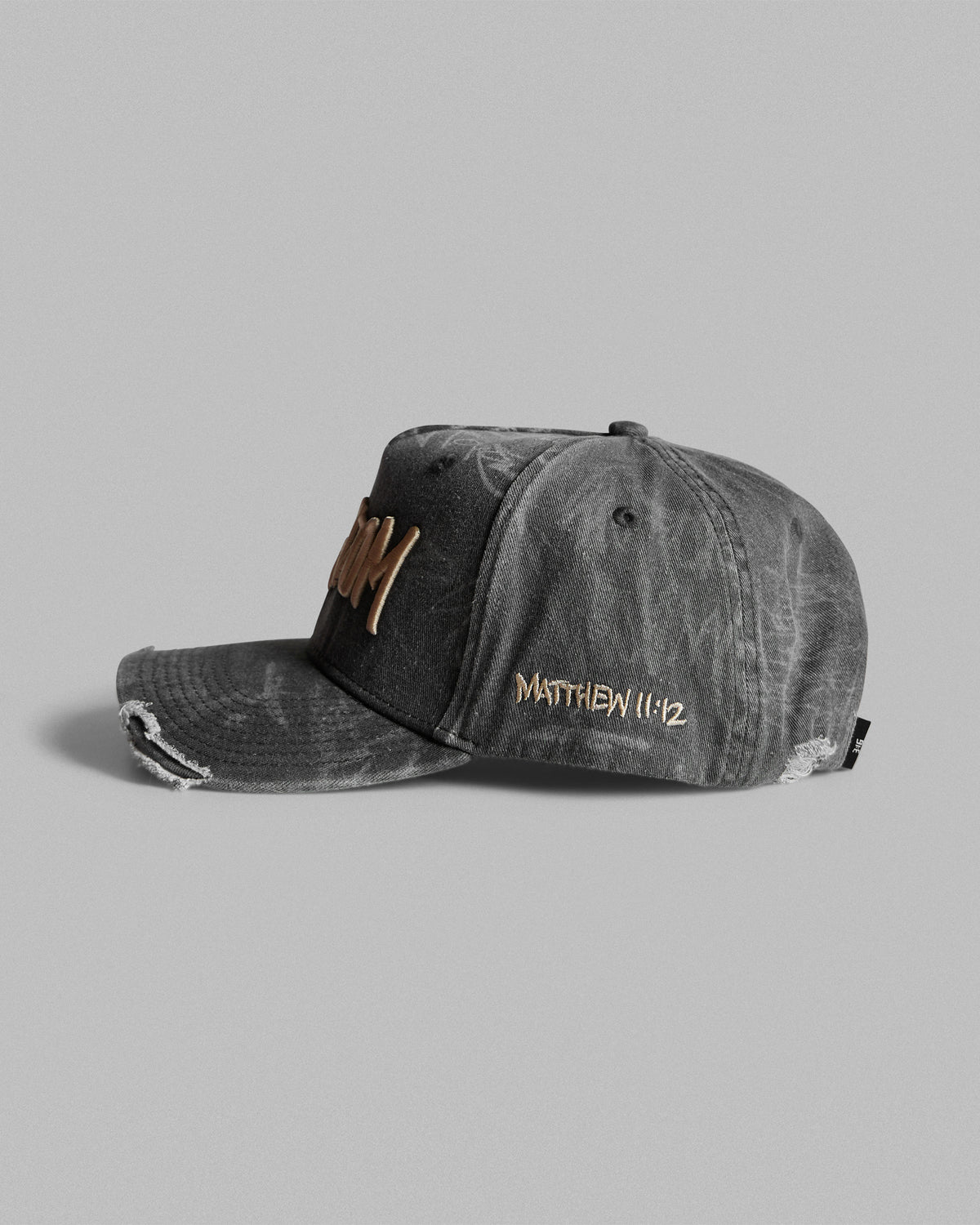 Kingdom Distressed Cap - Vintage Black