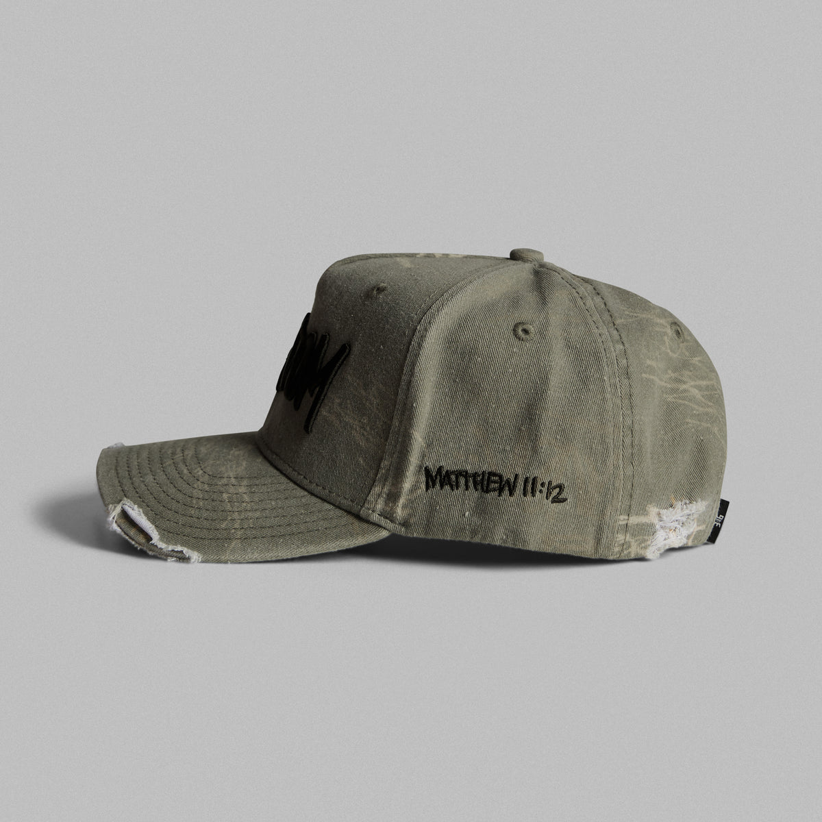 Kingdom Distressed Cap - Olive