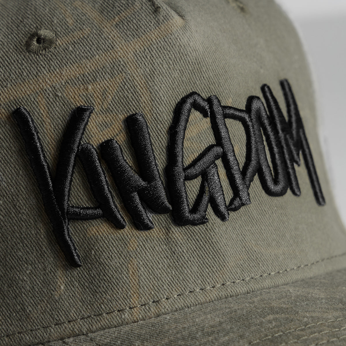 Kingdom Distressed Cap - Olive