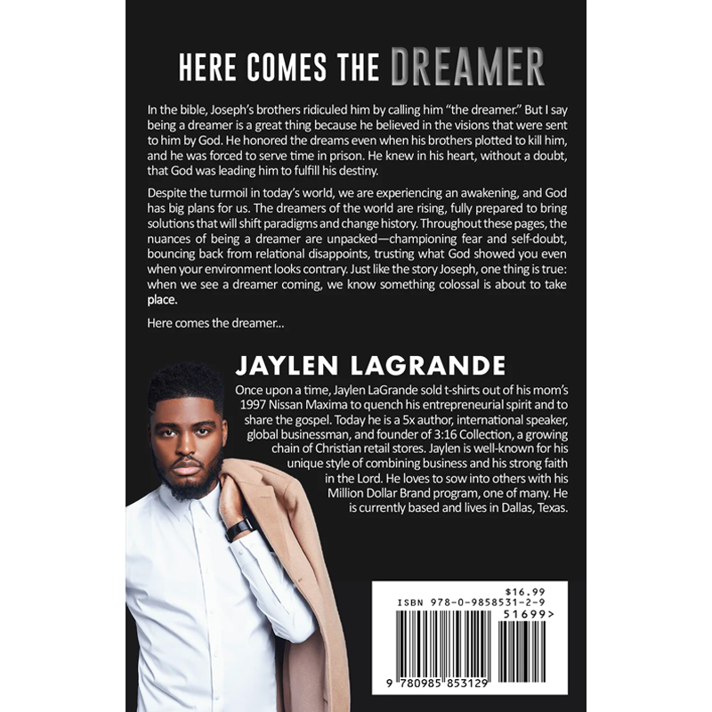 Here Comes The Dreamer by Jaylen LaGrande (Paperback Book