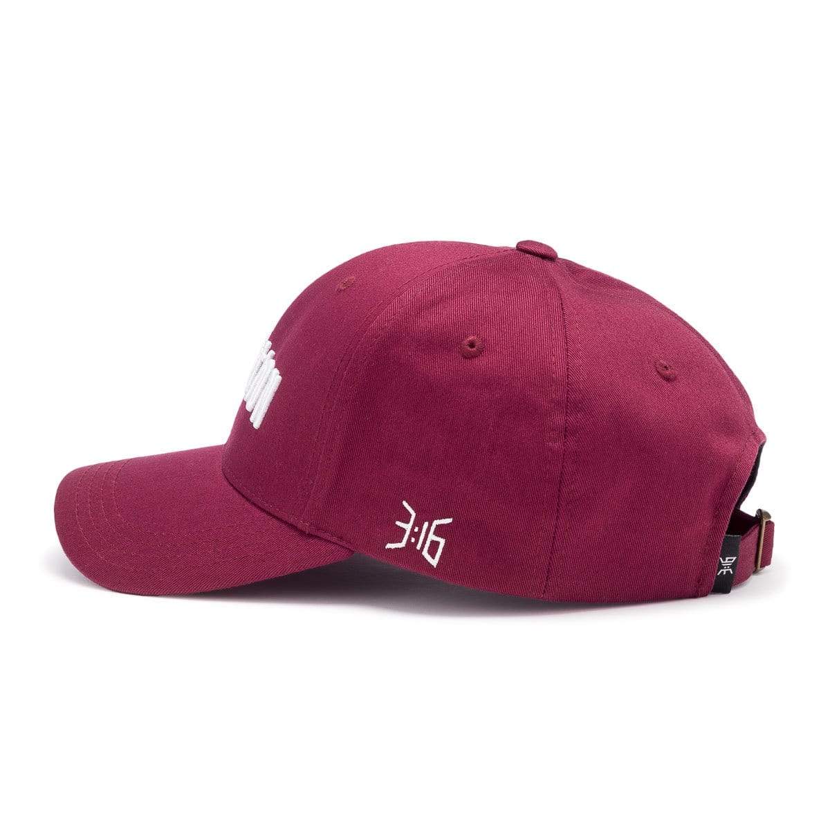 Detroitish Dad Cap - Maroon